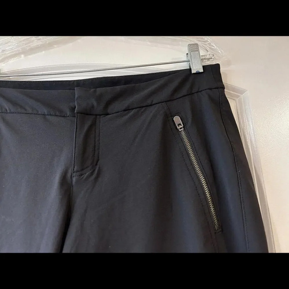 Athleta Wander Skinny Pant Ankle Zip Black 10 Utility Athleisure Gorpcore City - Picture 5 of 15